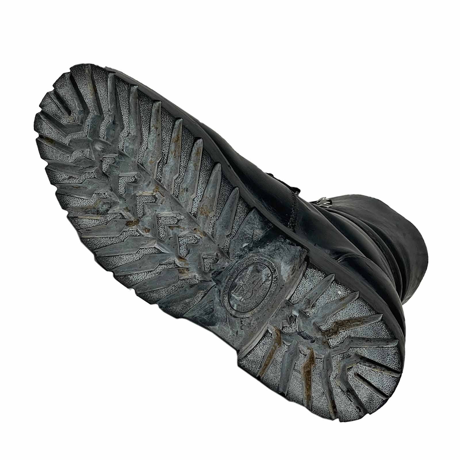 Austrian Army Leather Combat Boots - Half Lined - Image 4