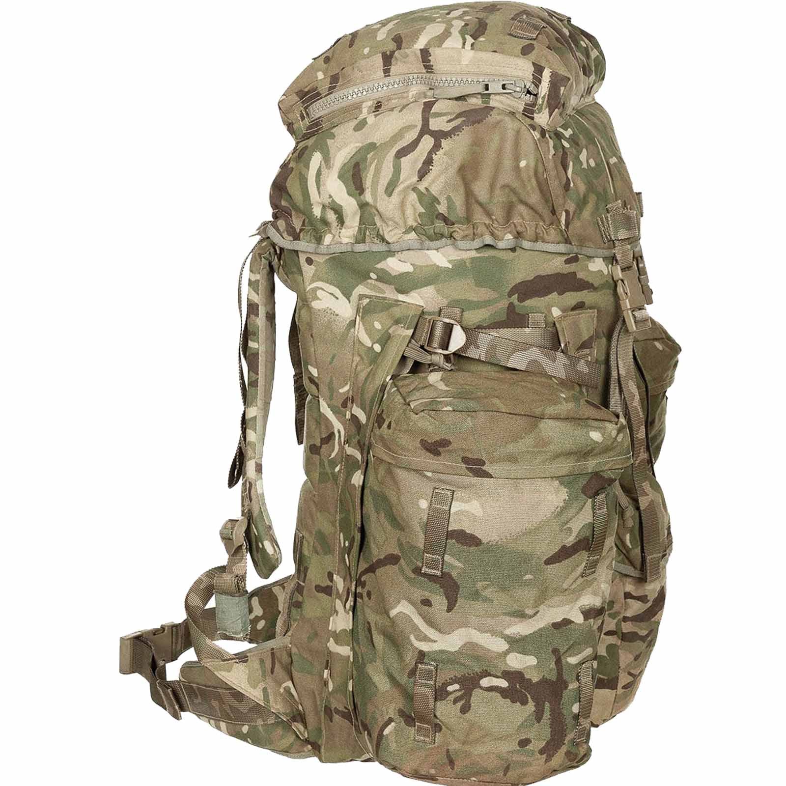 British Army MTP Bergen Long Back With Side Pouches - Image 3
