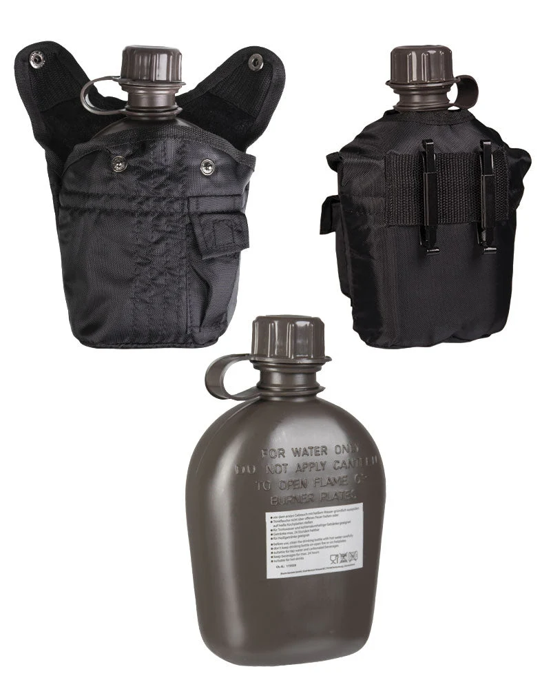 US 1L Canteen, Black - Image 4