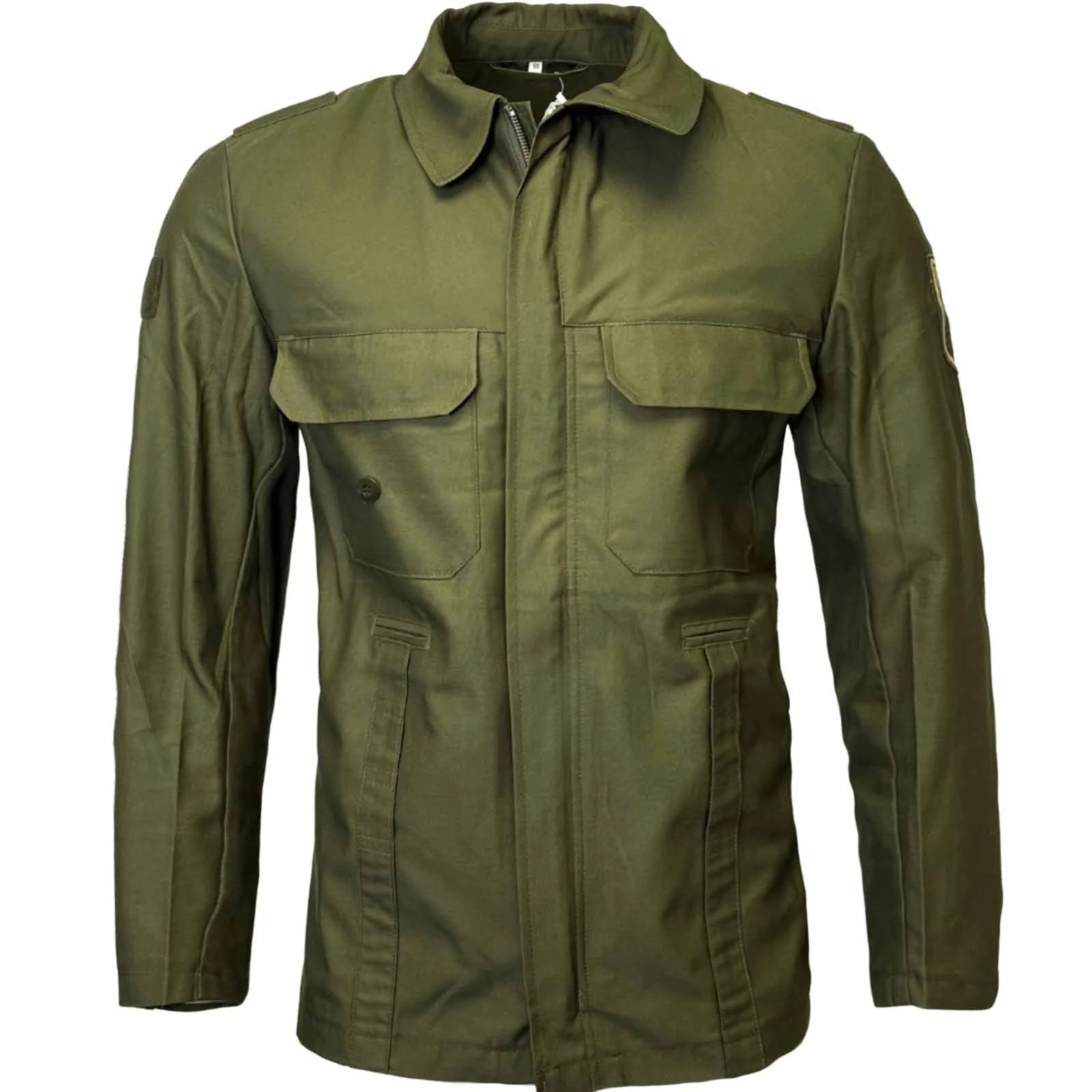 Women's German Police Green Moleskin Jacket - Early Pattern