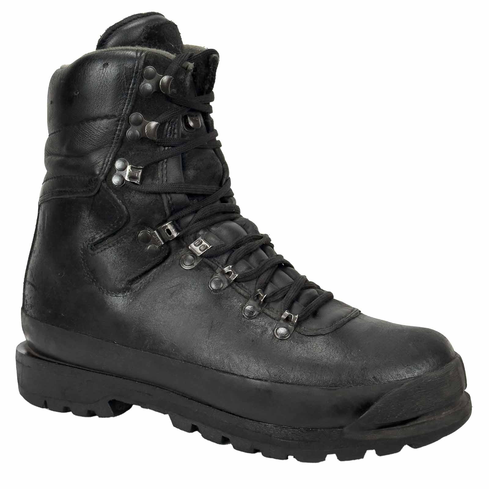Meindl Black Mountain Leather Combat Boots - Image 3