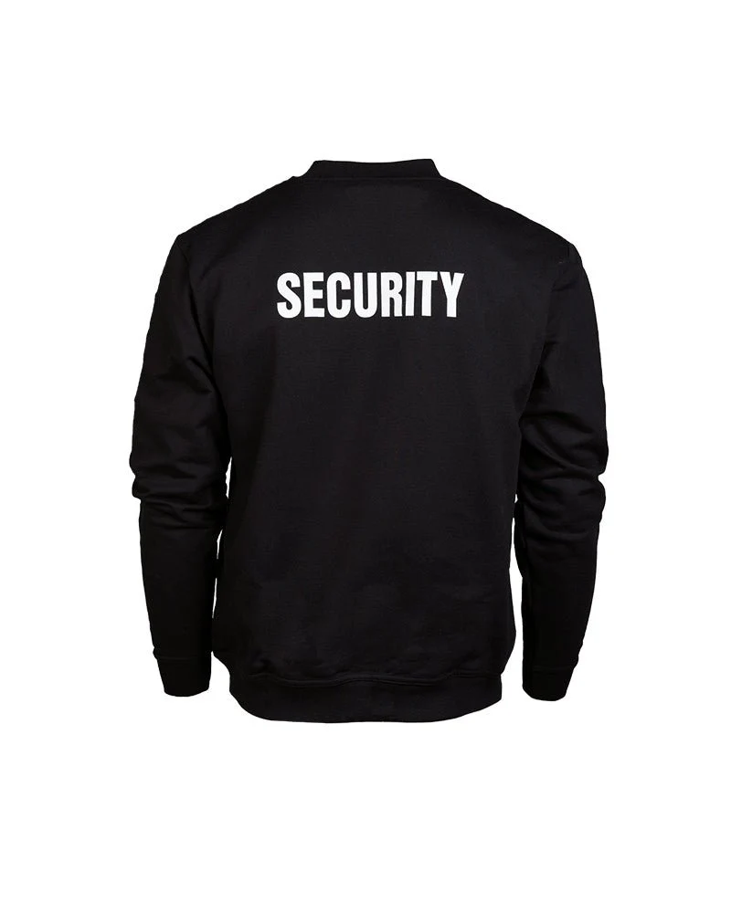 Mil-Tec Black SECURITY Sweatshirt - Image 2
