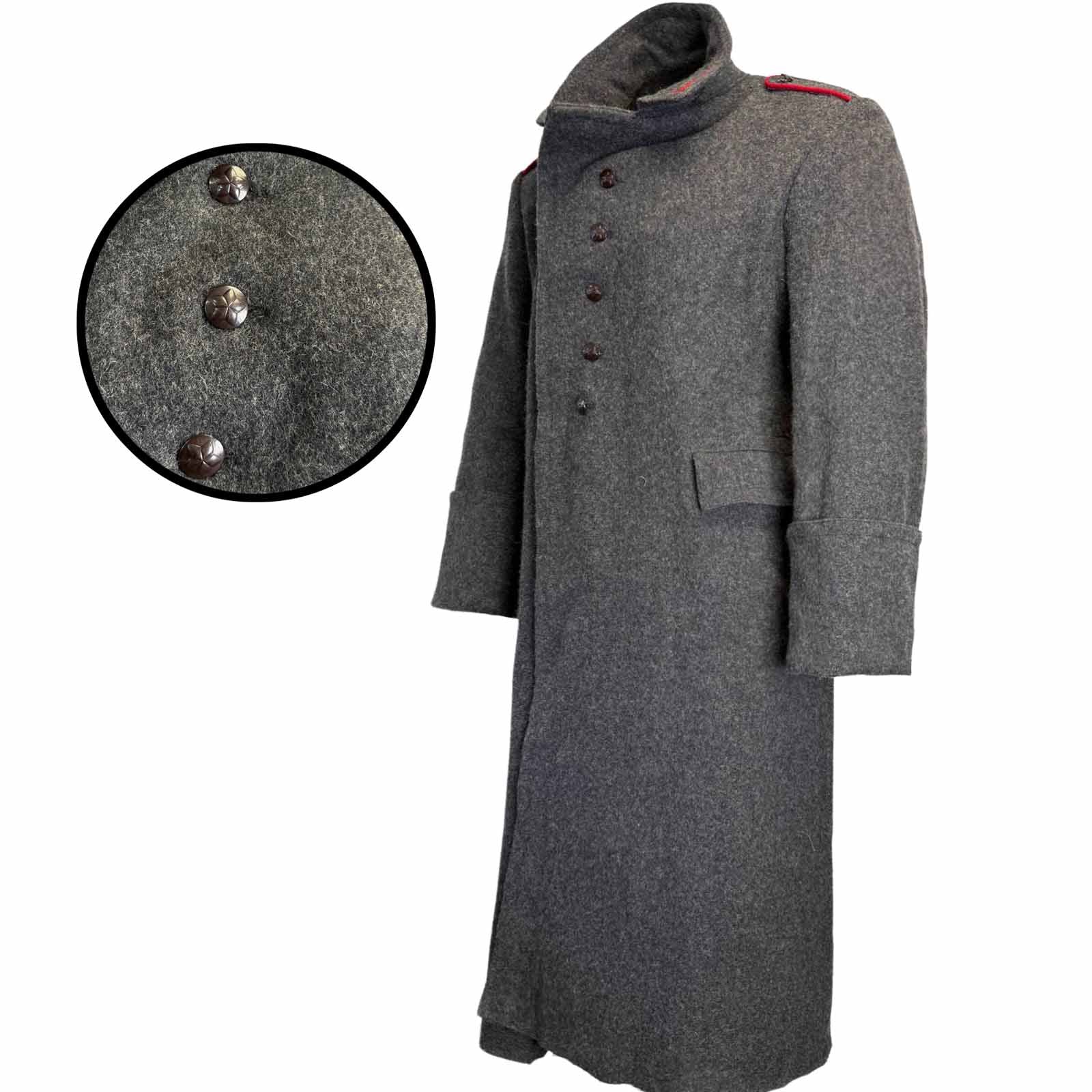 Grey Wool Bulgarian Greatcoat - Image 2